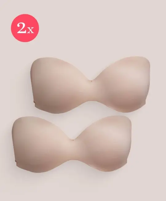 2x Royal Magic trägerlos, Farbe Fumee