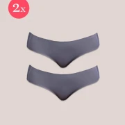 2x Shorty Miracle nachhaltig, Farbe Glacier Grey