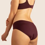 3x Shorty Fit klassisch, Farbe Bordeaux