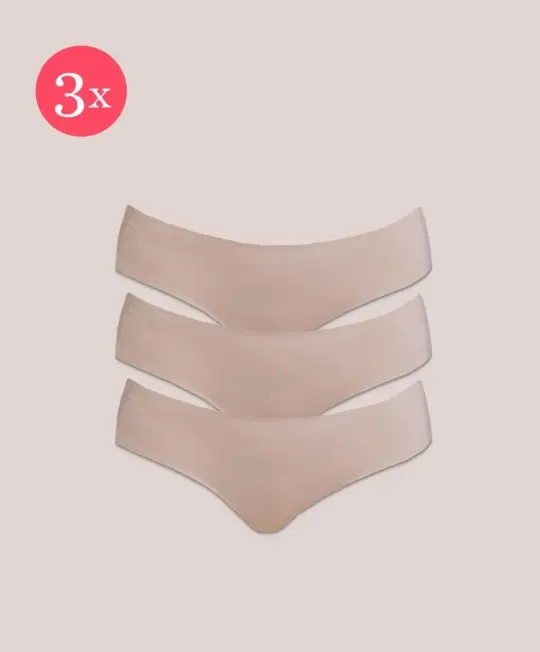 3x Shorty Fit klassisch, Farbe Fumee