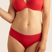 3x Shorty Fit klassisch, Farbe Scarlet Red