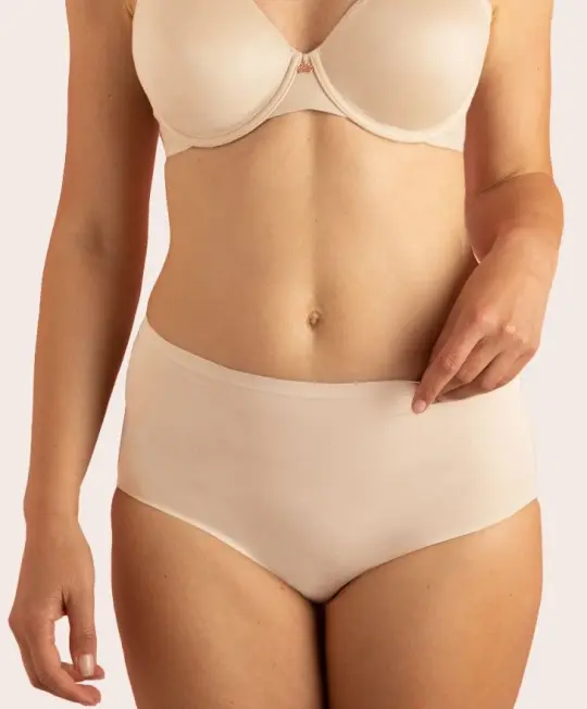 High Fit Taillen Slip, Farbe Sunkiss