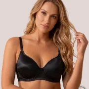 Royal Donna T-Shirt-BH, Farbe black