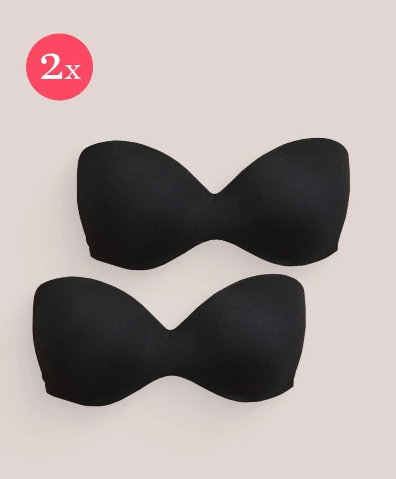 2x Royal Magic trägerlos, Farbe Black
