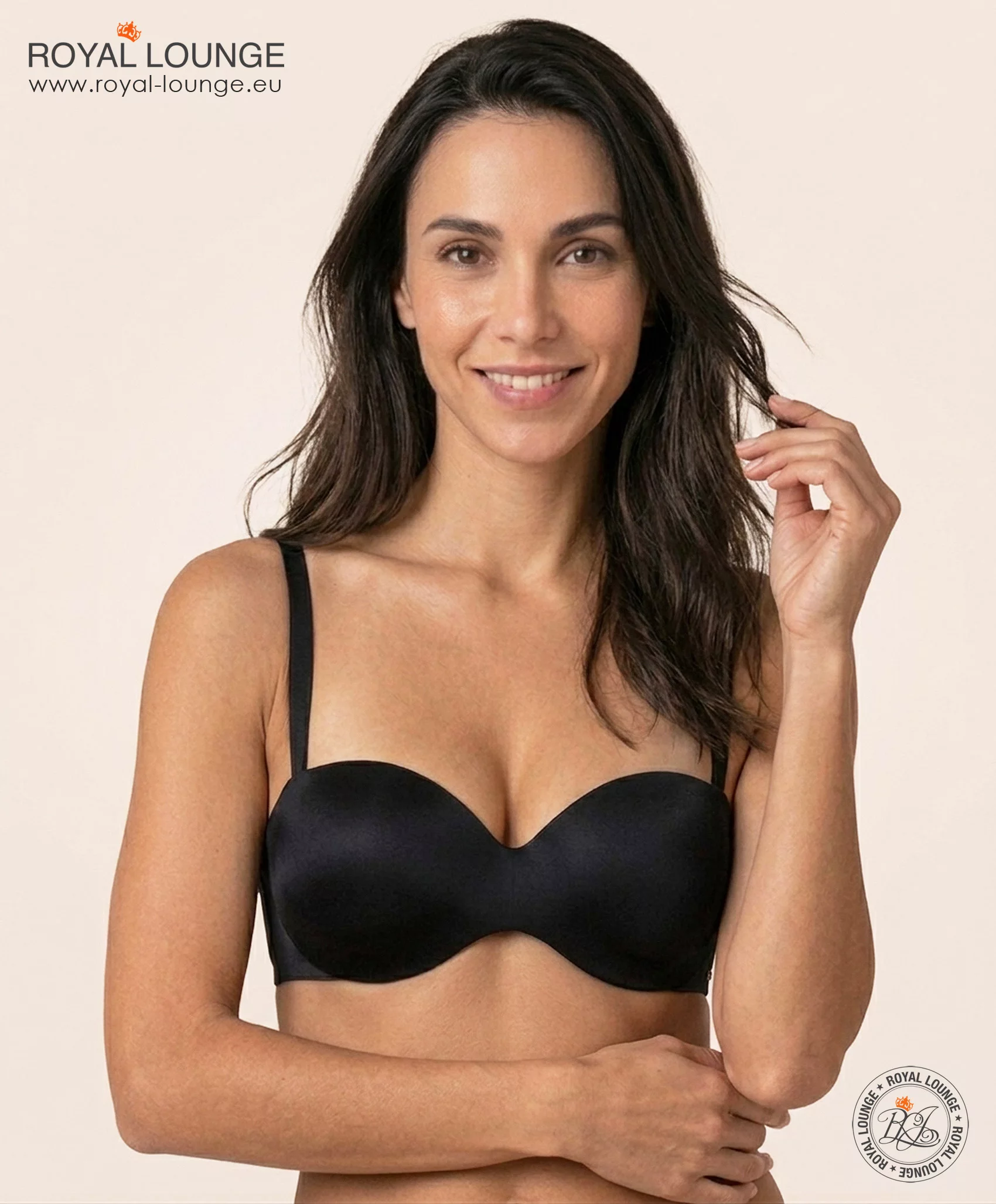 2x Royal Magic trägerlos, Farbe Black