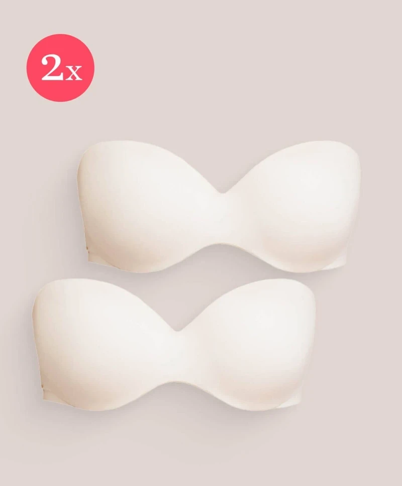 2x Royal Magic trägerlos, Farbe Sunkiss