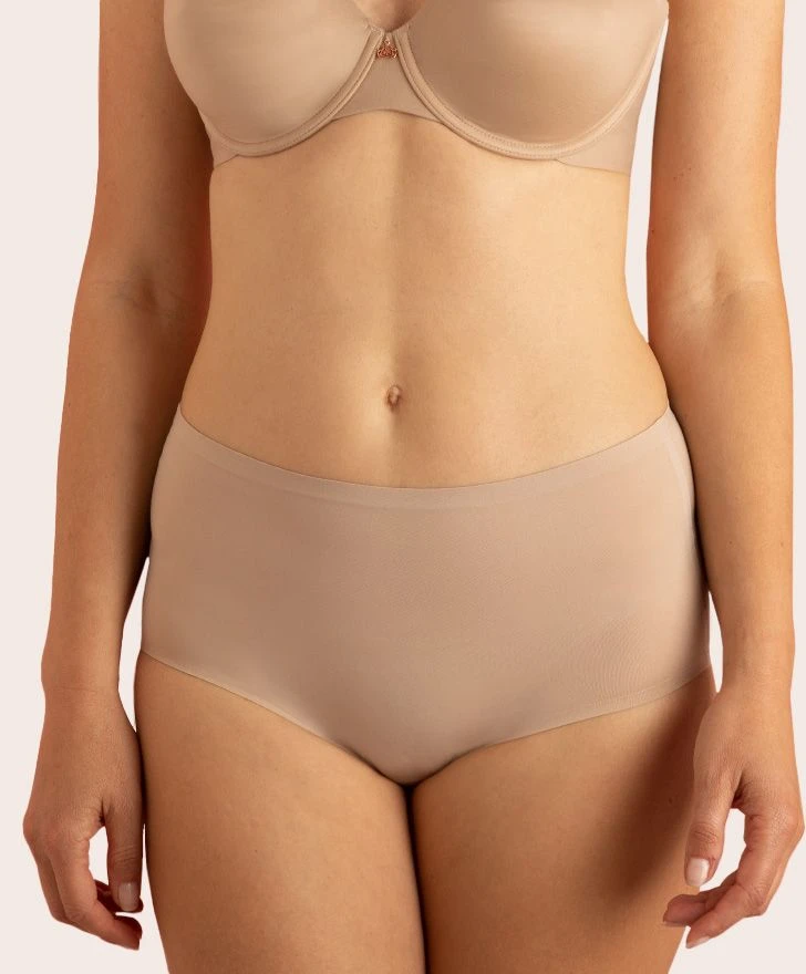 High Fit Taillen Slip, Farbe Fumee