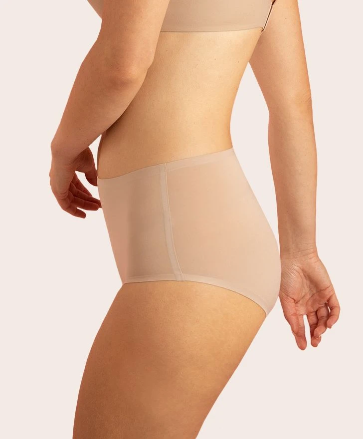 High Fit Taillen Slip, Farbe Fumee