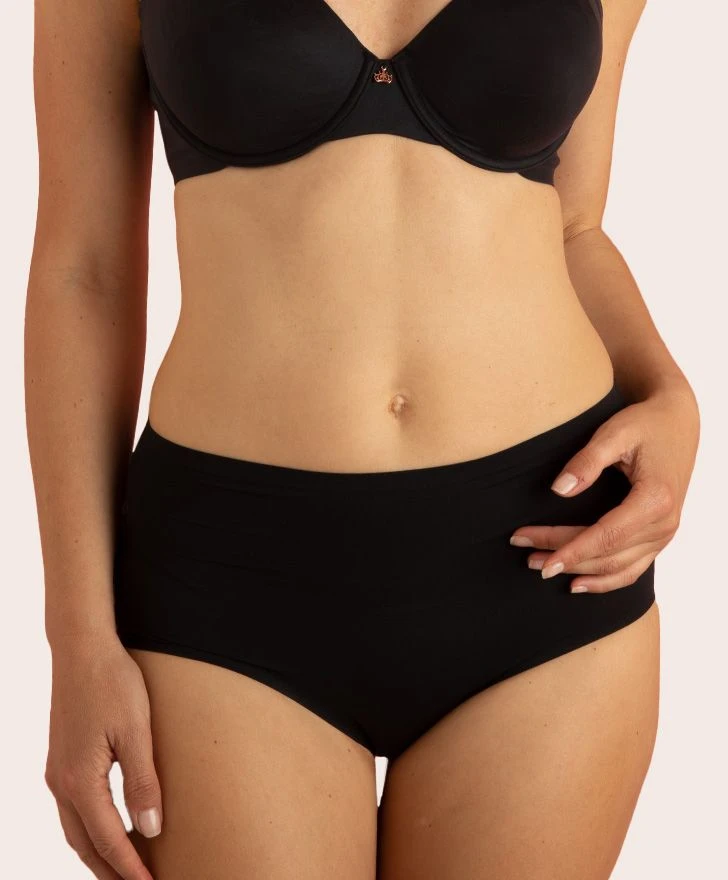 High Fit Taillen Slip, Farbe Black