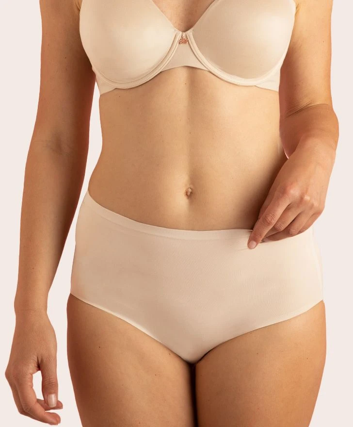 High Fit Taillen Slip, Farbe Sunkiss