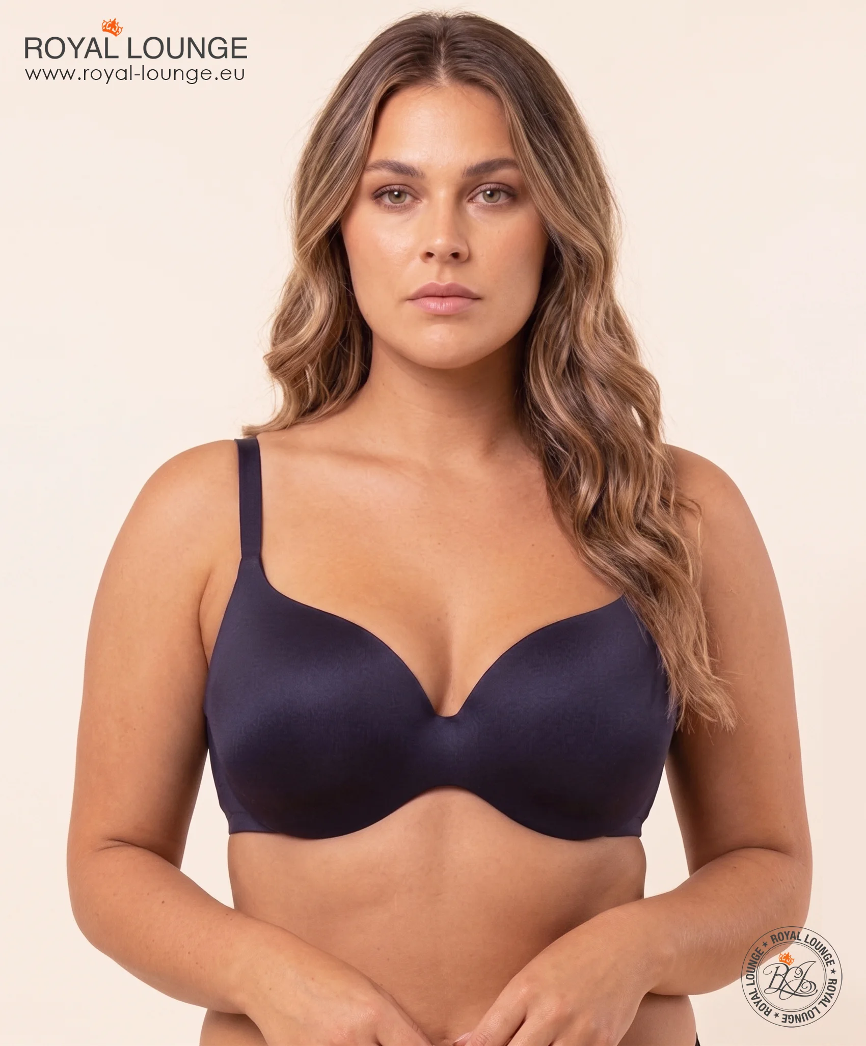 Royal Fit T-Shirt-BH, Farbe Deep Blue