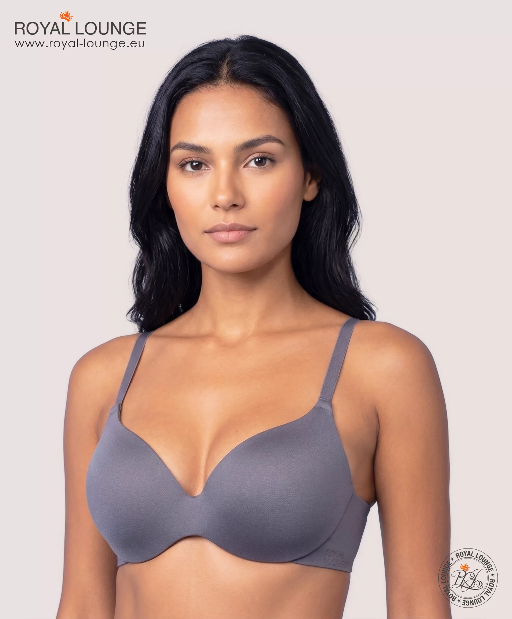 Royal Fit T-Shirt-BH, Farbe Glacier Grey