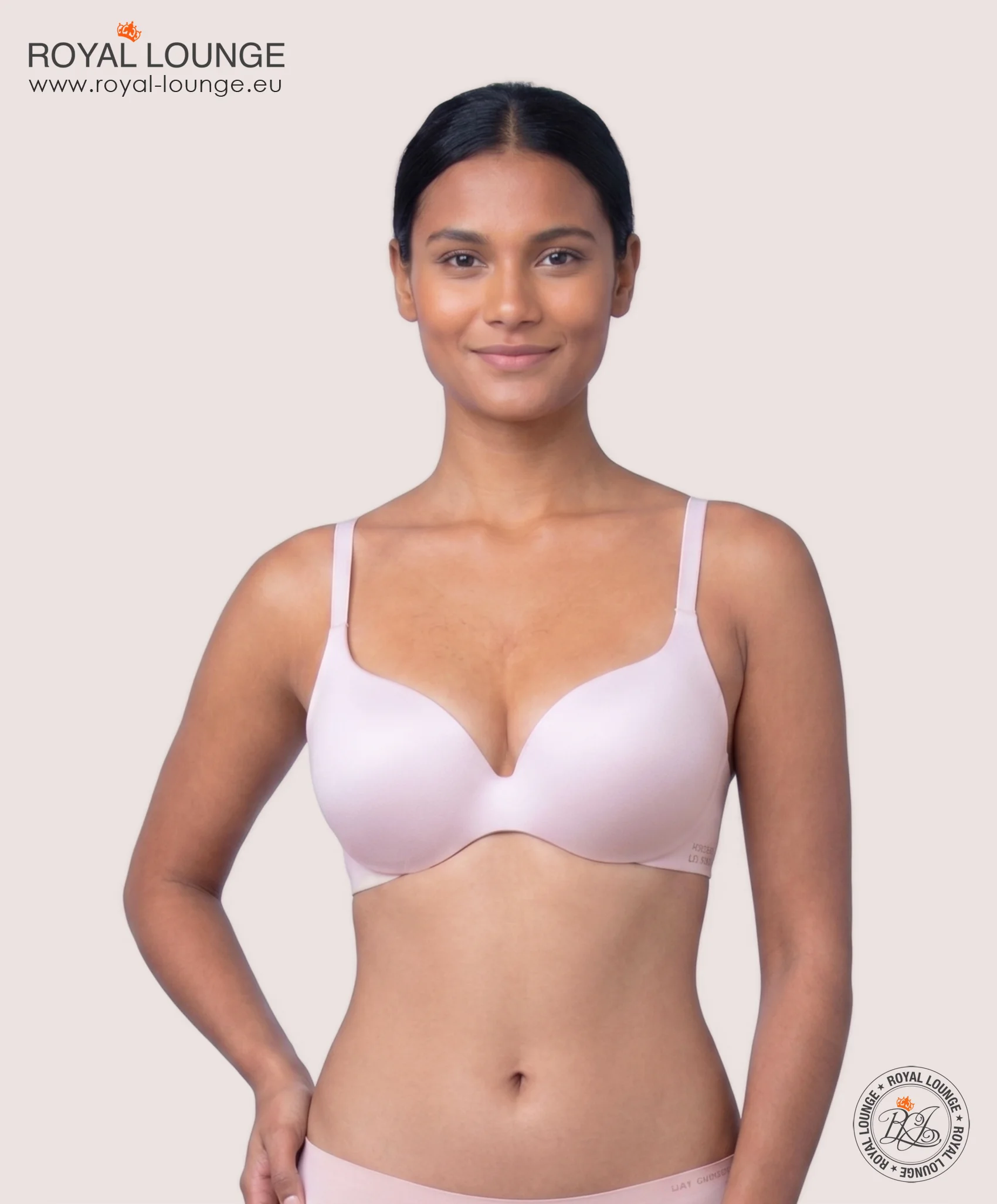 Royal Fit T-Shirt-BH, Farbe Peach Pink