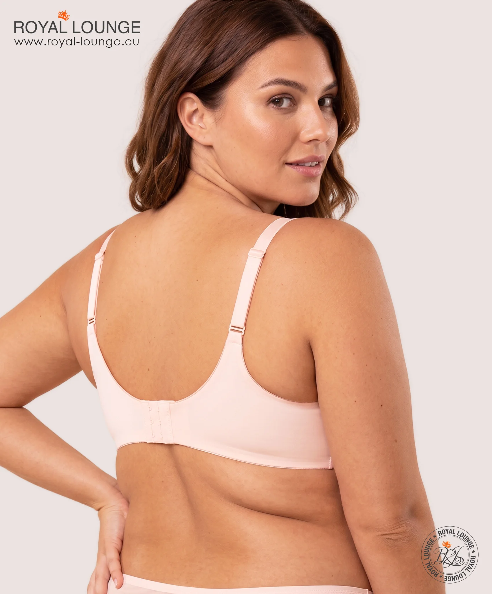 Royal Fit T-Shirt-BH, Farbe Peach Pink