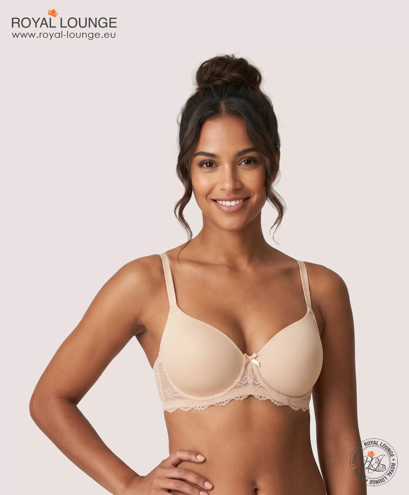 Royal Lacy Spitzen-BH, Farbe Sunkiss