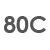 80 C