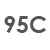95 C